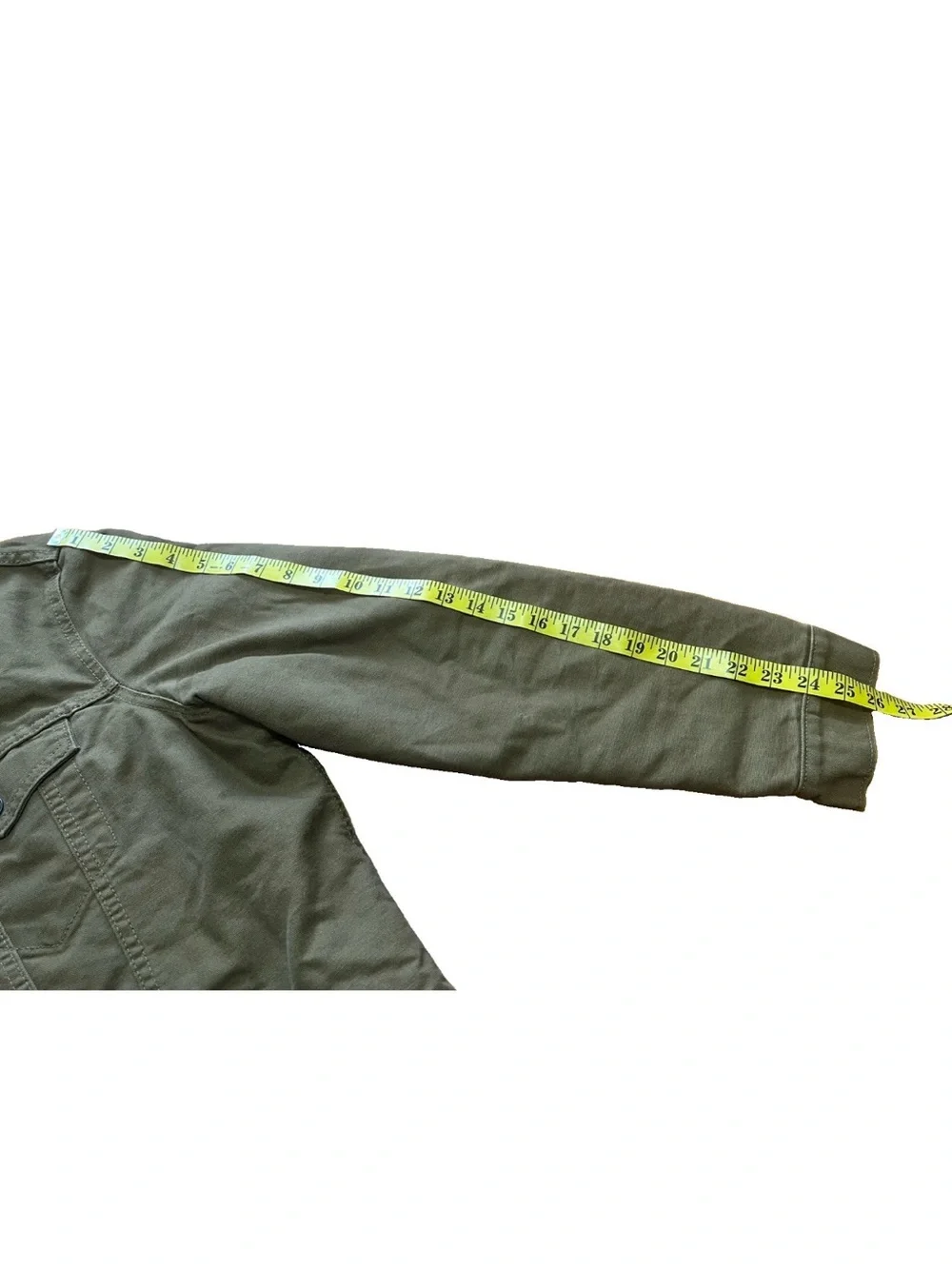 Levi’s Men’s Sherpa Trucker Jacket Khaki Tan 16365‑0122  XL – Excellent, Clean - Picture 7 of 7